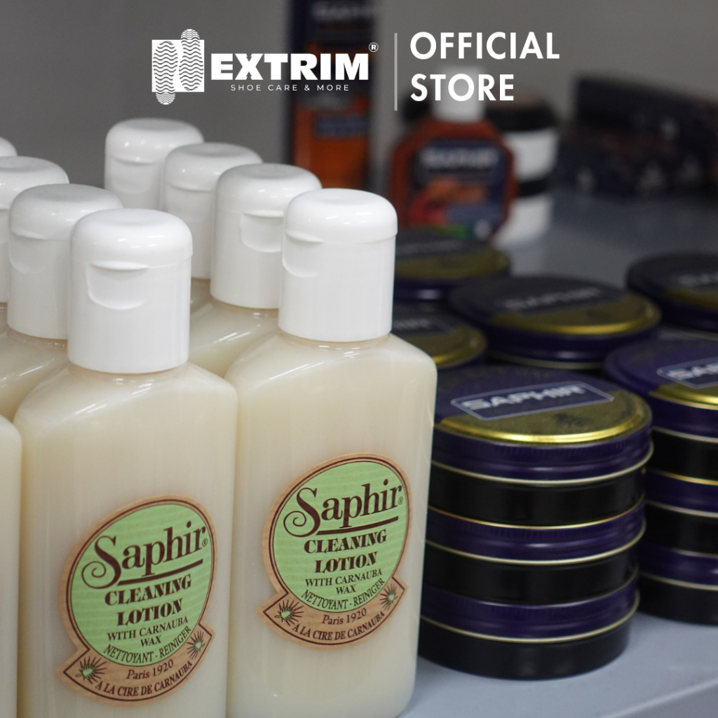 Kem làm sạch và dưỡng đồ da Saphir Cleaning Lotion 125ml
