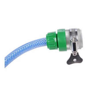 Bộ khớp nối nhanh dây hút máy rửa xe vào vòi nước có đai xiết ống 14mm-18mm