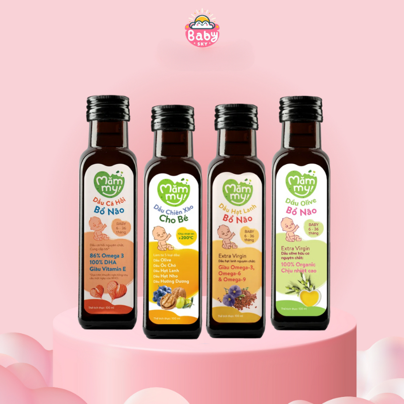 Dầu ăn dặm bổ não Mămmy