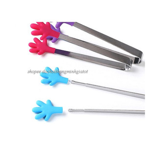 Kẹp inox bé - đầu nhựa
