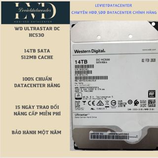 HDD ổ cứng datacenter 3.5 inch sata WD ultrastar 14TB
