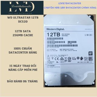 HDD ổ cứng datacenter 3.5 inch sata WD ultrastar DC520 12TB, HGST ultrastar DC520 12TB