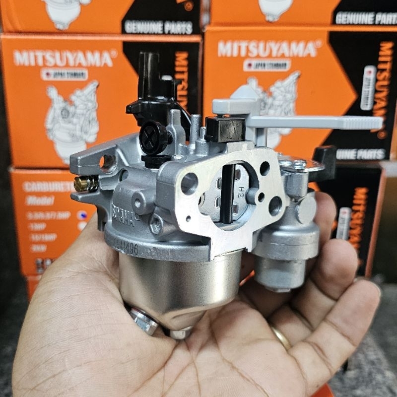 Bình xăng con bộ chế hòa khí máy xăng 5.5 6.5 7.5 160 200 Mitsuyama