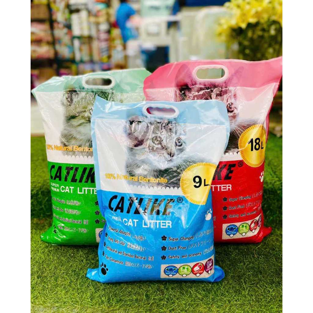 Cát vệ sinh cho mèo Catlike 9L và 18L Cát vệ sinh loại tốt cho mèo