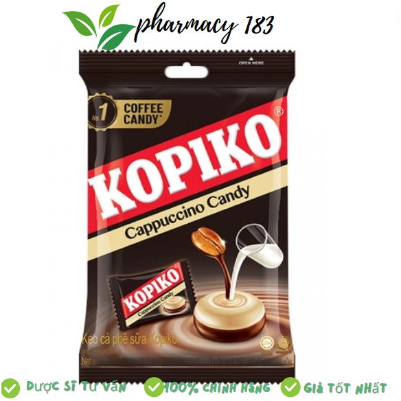 Kẹo Cà Phê sữa Kopiko Coffee Candy gói 140gr