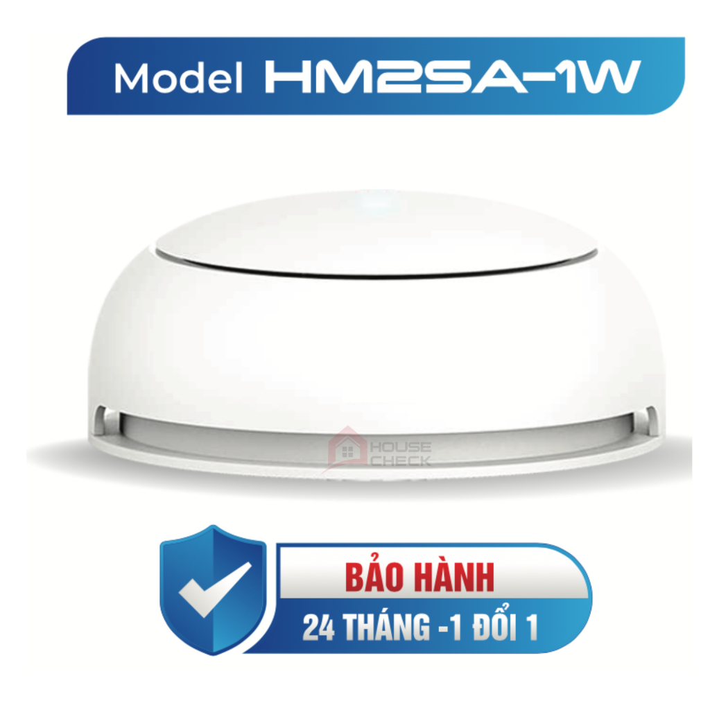 [SafeFire HM2SA-1W] Đầu báo khói có kiểm định PCCC liên động không dây SFX pin chờ 10 năm