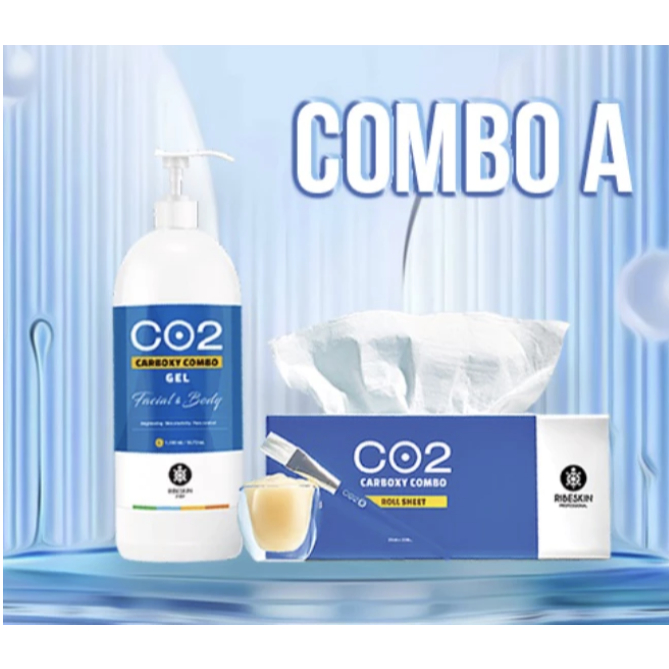 Bộ thải độc da CO2 Carboxy Ribeskin giúp da sạch sâu, căng bóng, ngăn ngừa mụn