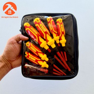 Bộ 7 cây tua vít cách điện kapusi chính hãng, cách điện đến 1000v