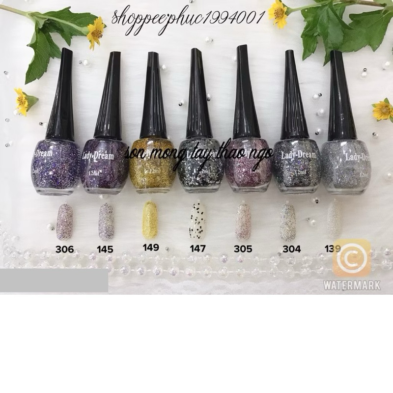 Sơn móng tay ladydream 12ml (sơn thường)