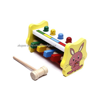 Đập cọc gỗ vui nhộn - Bé luyện tay