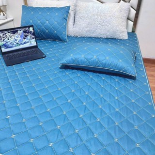 FREESHIP] Bộ ga giường trần bông phi lụa mềm mịn nhập khẩu cao cấp, ga giường bọc đệm đầy đủ kích