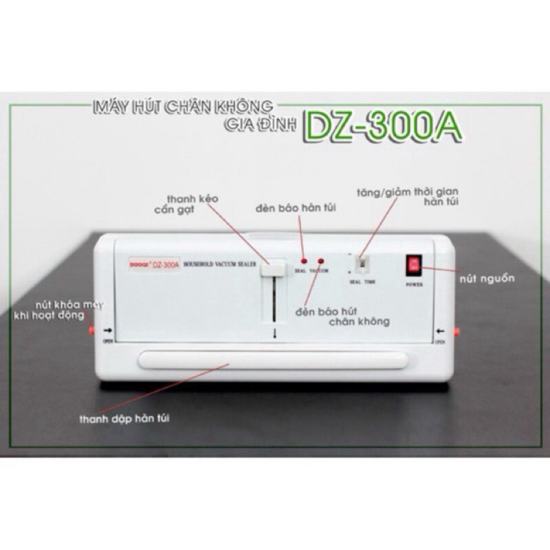 Máy hút chân không DZ300A Douqi (tặng túi hút)