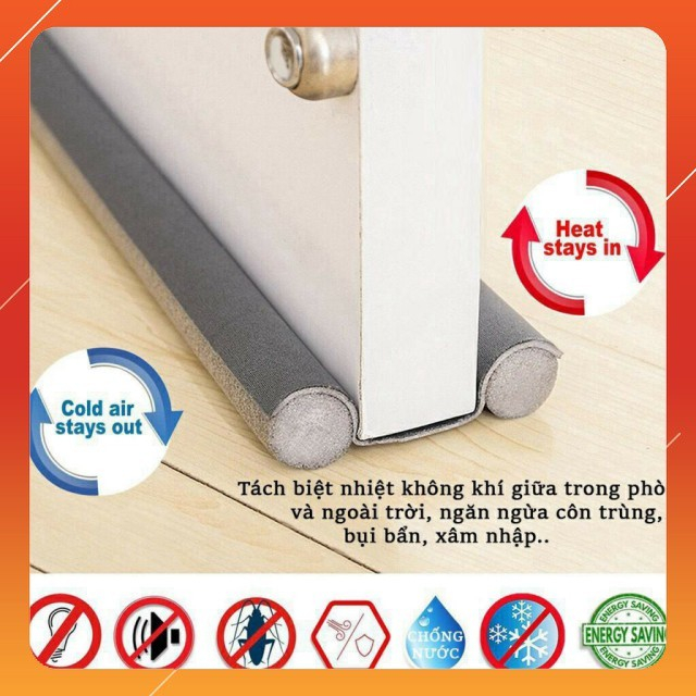 03 thanh Xốp Chèn Cửa Cách Nhiệt, Ngăn Côn Trùng và Bụi Bẩn 95CM MP
