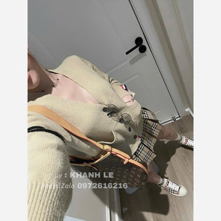 set áo khoác len thom kèm cv bbr hàng hot QC