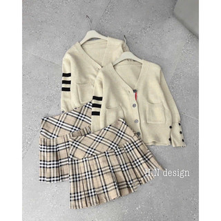 set áo khoác len thom kèm cv bbr hàng hot QC