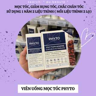  Viên Uống Mọc Tóc Phyto Phanere Pháp 120 Viên  Bill Pháp  