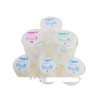 COMBO 6 Núm Vú cổ hẹp Fancy LY Silicone Siêu Mềm