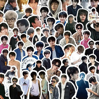 Ảnh dán Sticker PANG BOWEN Bàng Bác Văn F4 trang trí ( 100 miếng )