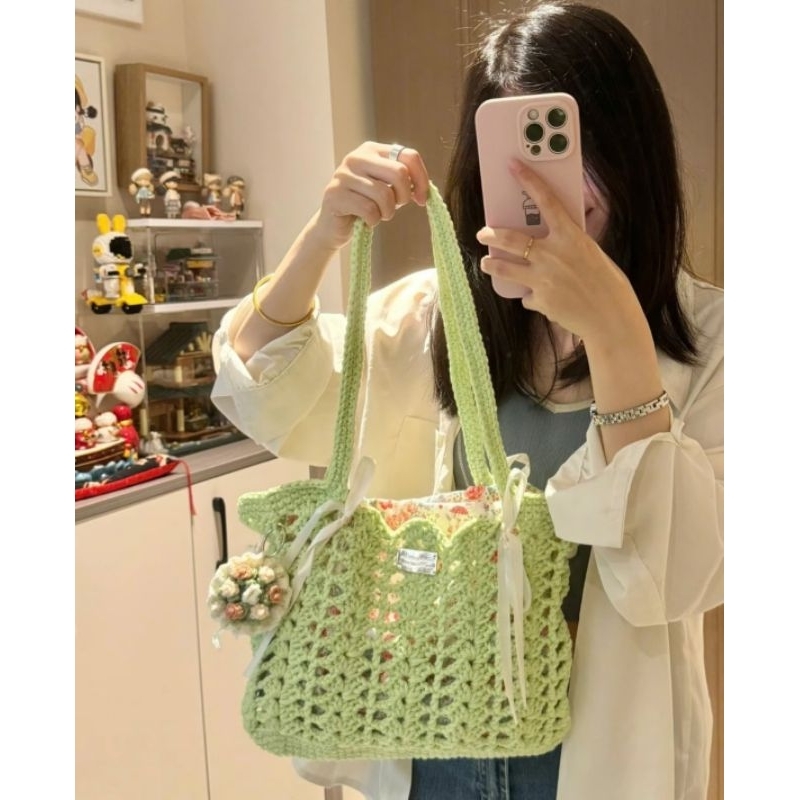 LEN THƠ - Túi len handmade