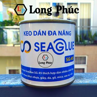 Keo Dán Nhựa SeaGlue SG-45| Trong Suốt, Chịu Nước, Dính Chắc | lọ 300gr | long phúc shop