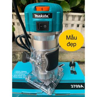 Máy Phay Gỗ  FREESHIP  Máy Phay Gỗ MAKITA 6mm RT3709 có điều tốc THÁI LAN với thích hợp soi mộng gỗ, phay gỗ, tạo rãnh