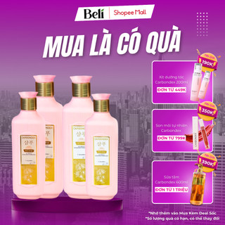 Combo 2 Cặp Dầu Gội Xả Carbondex Suôn Mềm Mượt Làm Phồng Tóc 800ML