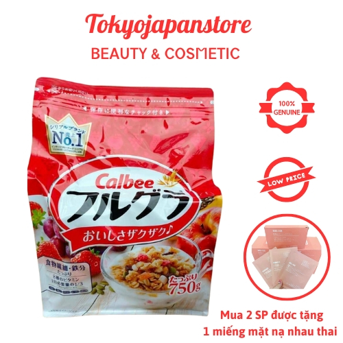 Ngũ cốc hoa quả Calbee 750g