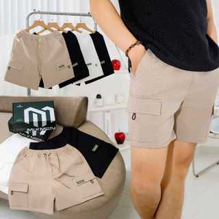 Quần Short Nam Túi hộp đa năng M002 MOTINO Vải Kaki Cao Cấp, Trẻ Trung, Chất Vải Coton Thấm Hút, Mềm Mịn, Quần Đùi Nam
