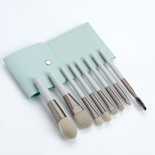 Set 8 Cây Cọ Trang Điểm Nhiều Màu Đầy Đủ 8 Cây Có Túi Zip