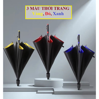 Ô Che Mưa Cỡ Lớn,Có Vỏ Rút, 8 Nan To Chống Rỉ, Chống Gió Lật Có Vỏ Bọc Hiện Đại Mở Tự Động