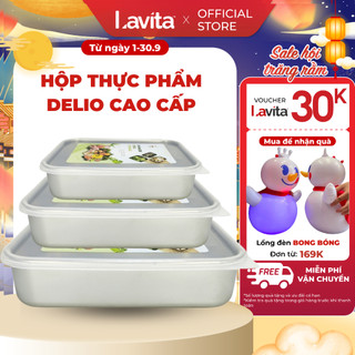 Hộp đựng thực phẩm tủ lạnh cao cấp Cherry Home chất liệu bằng inox 304 có nắp đậy chắc chắn nhiều size