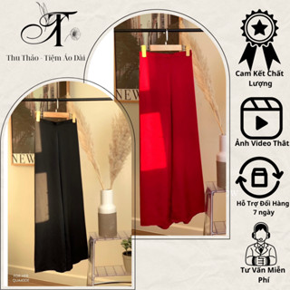  Quần Lụa tây thi di kèm Áo Dài Truyền Thống Chất Lụa Giày Đẹp Có Co Giãn 