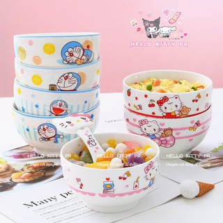 Chén bát, muỗng sứ Hello Kitty - Doremon Doraemon