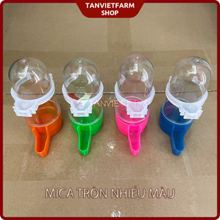  2 Cóng uống nước tự động cho chim cao cấp chất liệu mica nhiều màu loại tốt nhất giá siêu rẻ 