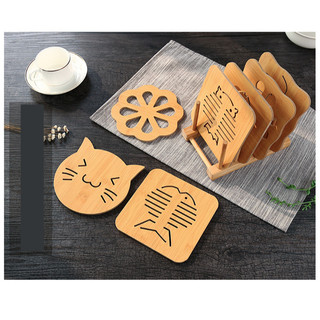 Đế gỗ lót nồi hình dễ thương