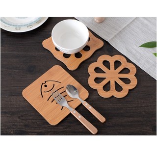 Đế gỗ lót nồi hình dễ thương