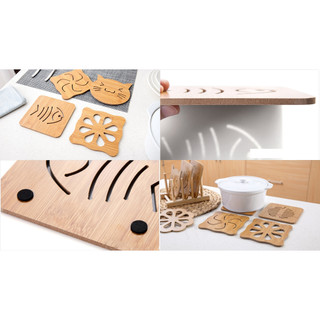 Đế gỗ lót nồi hình dễ thương