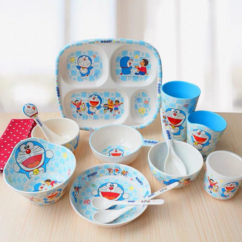 Chén muỗng ly Hello Kitty - Doremon Doraemon