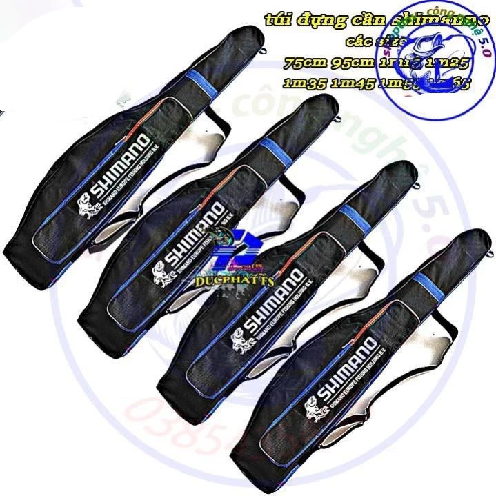 Túi Đựng Cần Câu Cá SHIMANO Đầy Đủ Các Size (75cm -> 1m65)