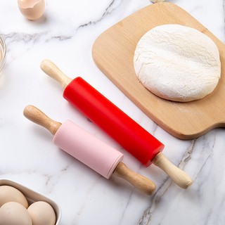 Cán bột Silicone trục xoay