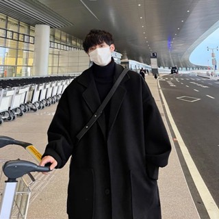  Áo Khoác dạ nam dáng dài - Áo khoác măng tô phong cách hàn quốc 2 lớp siêu dày dặn và ấm 