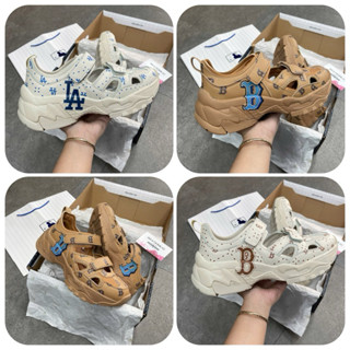 [Chính hãng] Giày Sandal MLB Big Ball Chunky Mask Diamond Monogram LA Dodgers / Boston Red - 3ASDCMM33