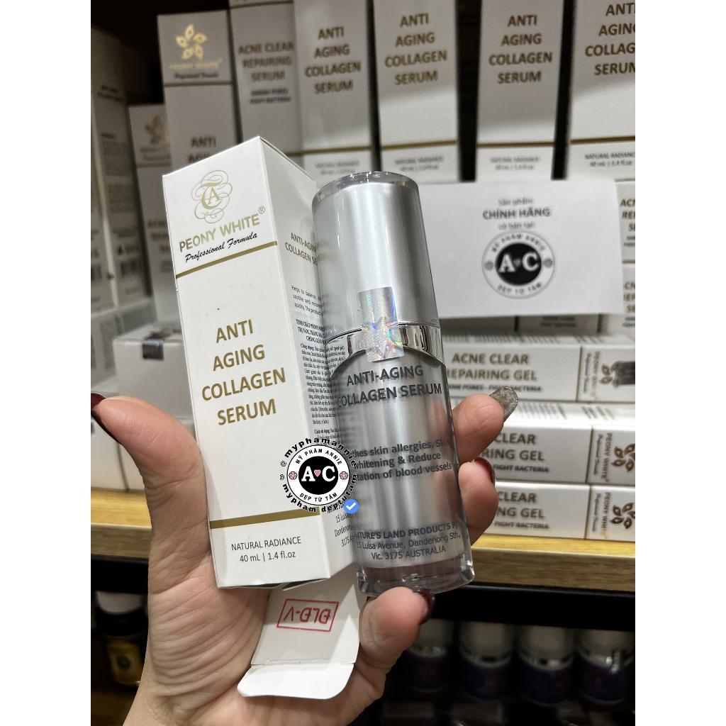 Tinh chất Serum Peony White 40ml ❤Tinh chất Collagen Peony White chai Anti Aging COLLAGEN SERUM