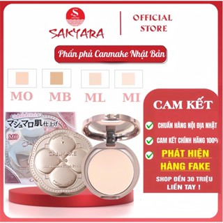 Phấn Phủ Kiềm Dầu CANMAKE Trang Điểm Trong Suốt Cho Làn Da Trong Suốt Mịn Màng Phiên Bản Tokyo Marshmallow 10g