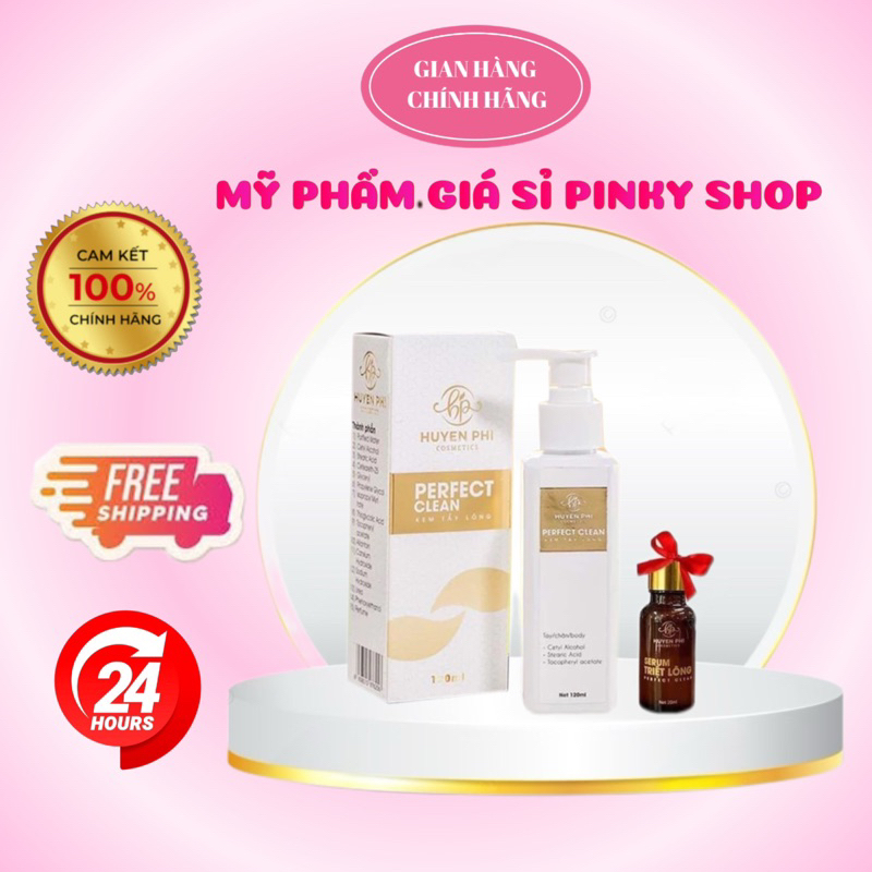 Combo kem tẩy lông và serum Huyền Phi