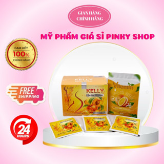 [TẶNG RAU CỦ VITAMIN C] TRÀ ĐÀO KELLY DETOX  HIỆU QUẢ- HÀNG CHUẨN