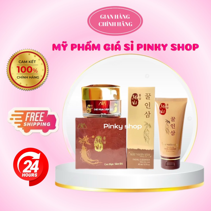 Sữa rửa mặt nhân sâm - Sữa rửa mặt cao mụn sâm đỏ