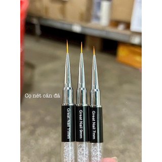 Cọ nét cán gỗ brush - Phụ kiện Nail