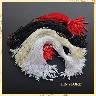 200 Sợi - Dây Treo Nhãn Mác - Dây Dù Treo Tag Quần Áo - Đầu Tròn