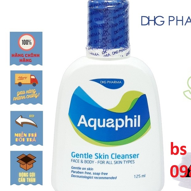 Sữa rửa mặt dịu nhẹ Aquaphil 125ml